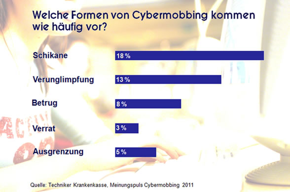 Formen des Cybermobbing